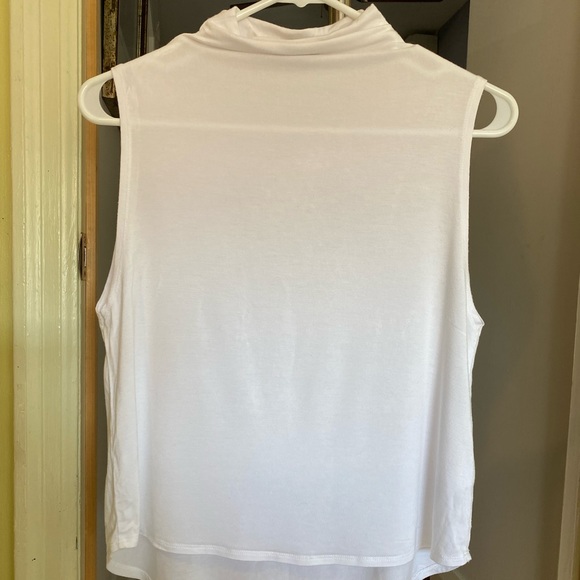Babaton Vince White Mock Neck Top - Picture 2 of 4